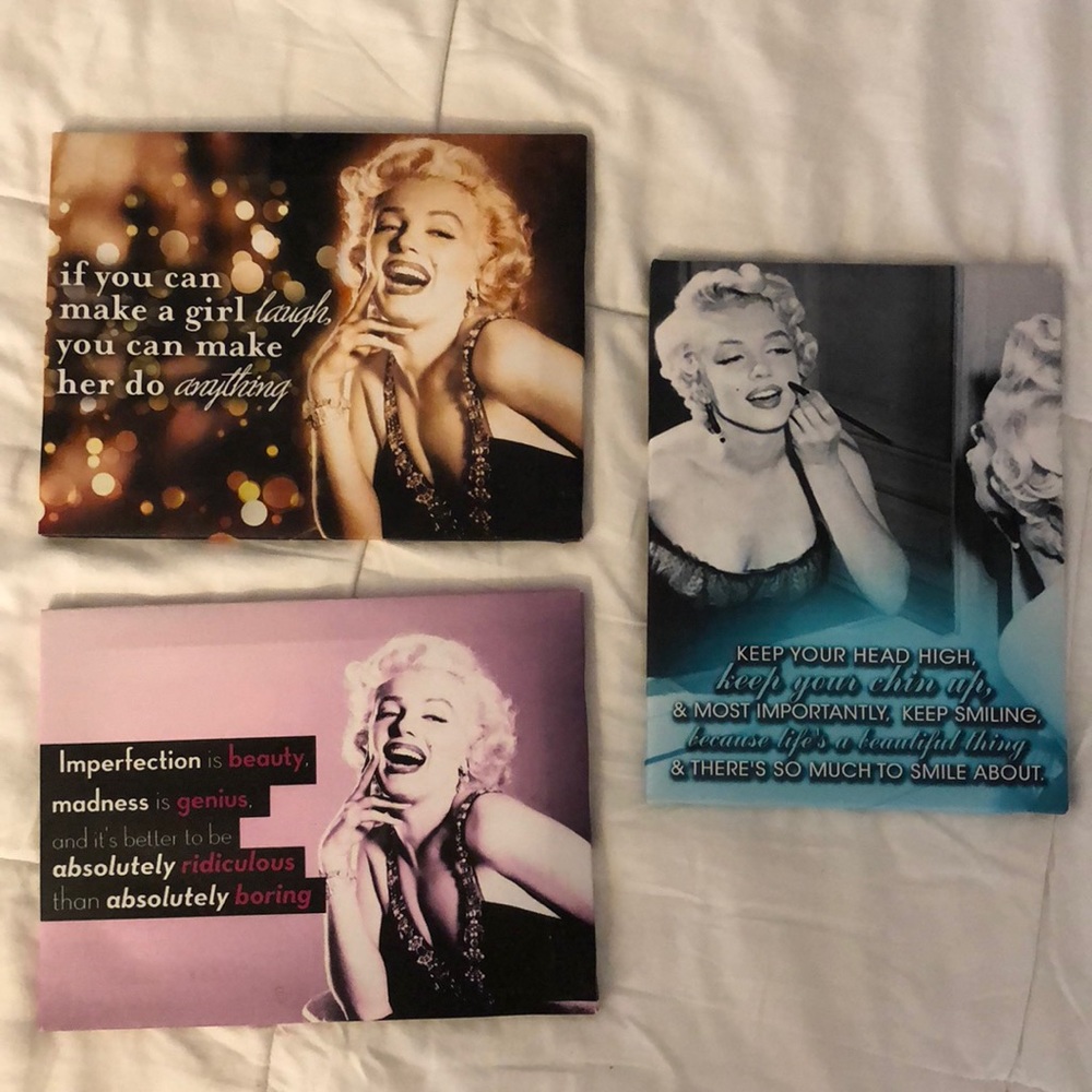 Marilyn Monroe Quotes Bedroom Decor Signs (3)